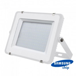 150W LED Прожектор SAMSUNG ЧИП SMD SLIM Бяло Тяло 4000К 120LM/W