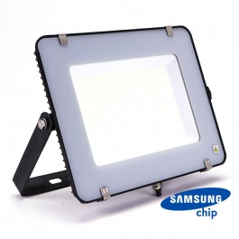 200W LED Прожектор SAMSUNG ЧИП SMD SLIM Черно Тяло 6400K 120LM/W