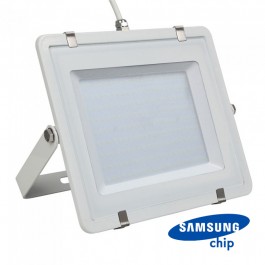 200W LED Прожектор SAMSUNG ЧИП SMD SLIM Бяло Тяло 6400K 120LM/W