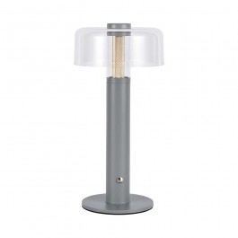 LED Table Lamp 1800mAh Battery 150 x 300 3 in 1 Grey Body
