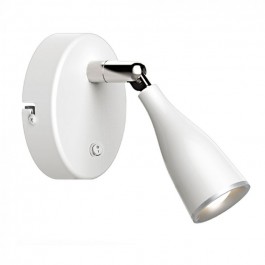 4.5W LED Единична Спот Лампа 3000К Бяла с Ключ