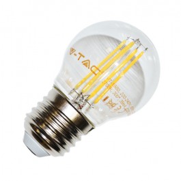 LED Крушка - 4W Винтидж E27 G45 Топло бяло 