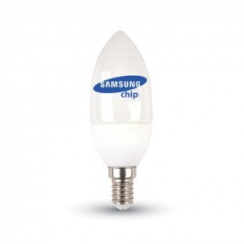 LED Крушка - SAMSUNG ЧИП 4.5W E14 A++ Кендъл Студена светлина
