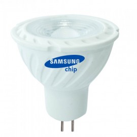 LED Крушка - SAMSUNG ЧИП 6.5W GU5.3 MR16 110° 3000K 