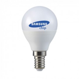 LED Крушка - SAMSUNG ЧИП 4.5W A++ E14 P45 Студена светлина
