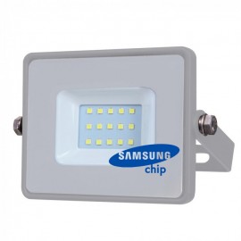 10W LED Прожектор SMD  SAMSUNG ЧИП Сиво Тяло Топло бяла светлина 
