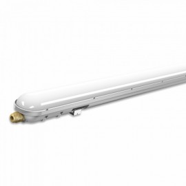 LED Влагозащитена Пура 1500мм + Авариен Пакет Kit Бяла светлина