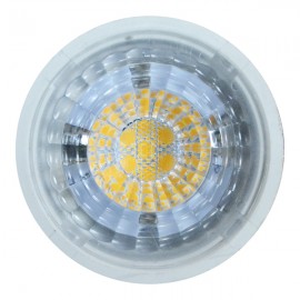LED Крушка - 7W MR16 Plastic  12V, топло бяла светлина