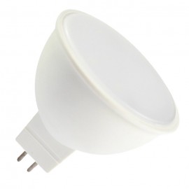 LED Крушка - 7W MR16 12V SMD Пластик Бяла Светлина